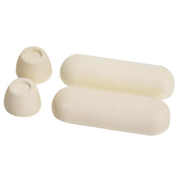 Danco 10062 Universal Bumper, for Use with Toilet Seats, Rubber, 1 Pack, White 9D00010062