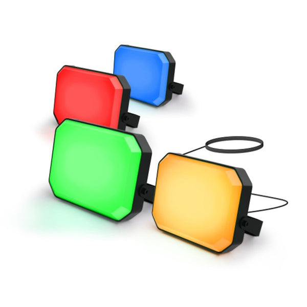 Feit E26 (Medium) Smart-Enabled LED Floodlight Bulb Color Changing 20 Watt Equivalence 4 pk FLD/RGBW/AG/4