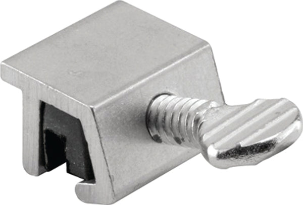 Prime-Line Products U 10551 Sliding Window Lock, 1/8 in., Extruded Aluminum, Mill Finish, No Mar (Pack of 2)