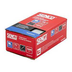 SENCO M001004R 1-3/4" 16 Gauge Straight Finish Nails, Galvanized Finish 1,000 Count Pack