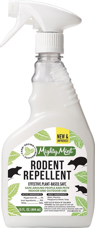Mighty Mint Rodent Repellent - Peppermint Spray - 15oz - Standalone Unit RS-015-MM