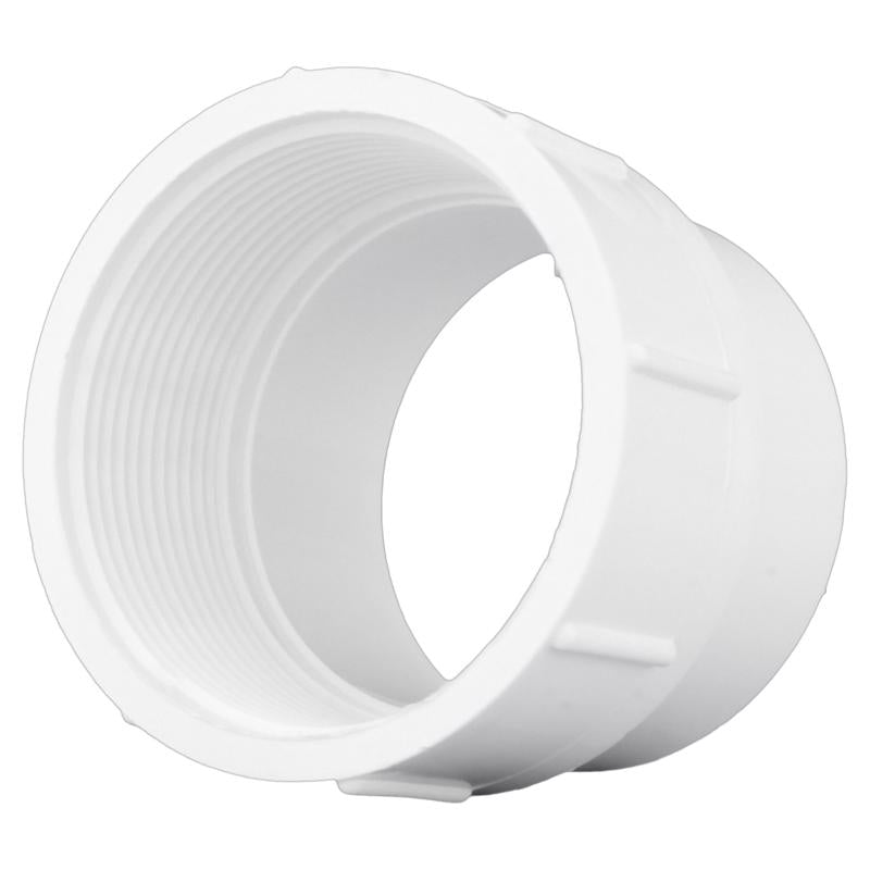 CHARLOTTE PIPE 3 DWV FITTING CLEANOUT ADAPTER DWV (DRAIN, WASTE AND VENT) (1 Unit Piece)