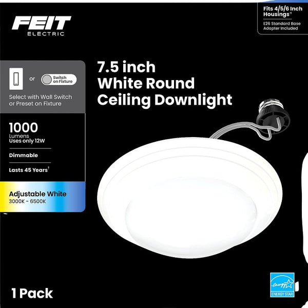 Feit Electric 74180-74006/6WYCA Indoor Surface Flush Mount Downlight LED Fixture