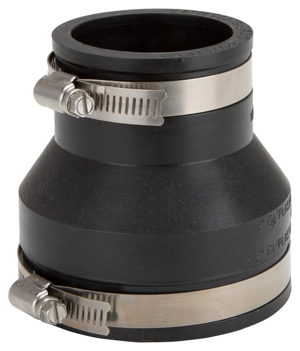 WORLDWIDE SOURCING FC56-32 Flexible Pipe Coupling, 3 X 2 In, 3" x 2"