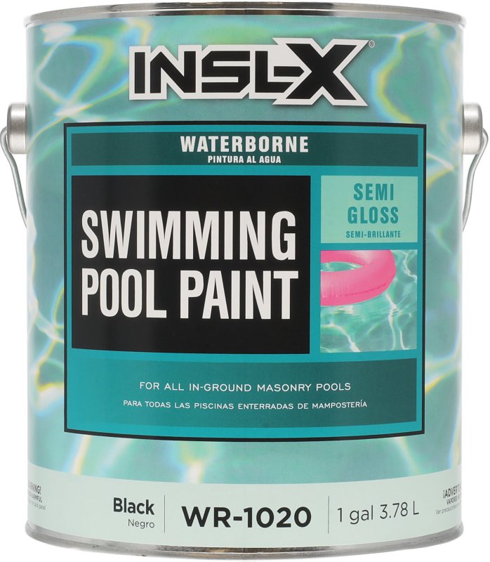 INSL-X PRODUCTS CORP WR1020092-01swimming pool paintWATERBORNE POOL PAINT Cost-effective way to restore pool