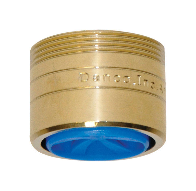 Danco 10478 1.5 GPM Dual Thread Water-Saving Aerator, Polished Brass