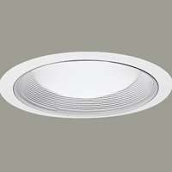 HALO 456W Recessed Lighting with Sloped Ceiling Trim, White Baffle, White Trim, 6 in.
