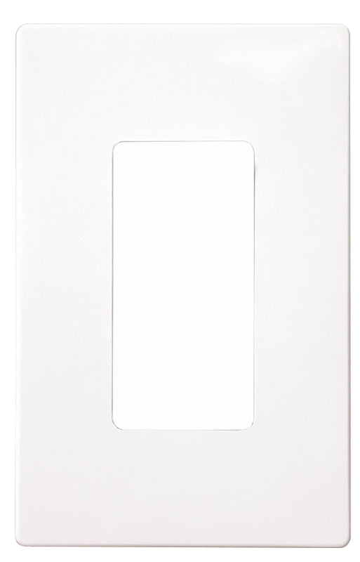 EATON PJS26W Arrow Hart Pjs26 Decorative Screw less Wall Plate, 1 Gang, 3.13 In L X .5 In W X 4.88 In H, White