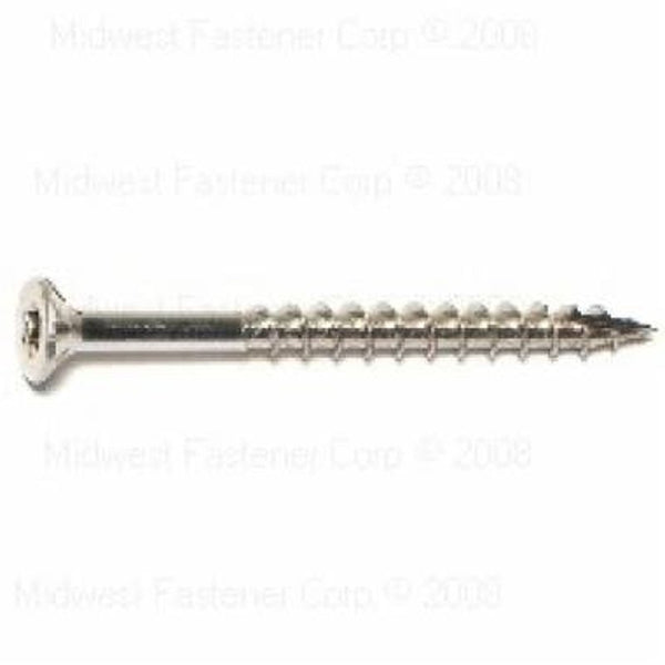 SaberDrive 50218 Deck Screw, #9 Thread, 2 in L, Stainless Steel, 124 PK M50218