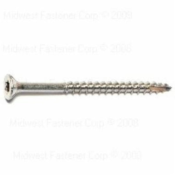 SaberDrive 50219 Deck Screw, #9 Thread, 2-1/2 in L, Stainless Steel, 86 PK M50219