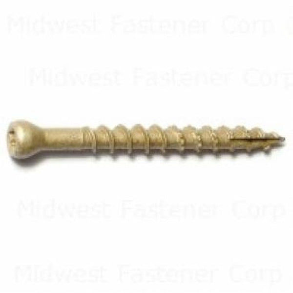 SaberDrive Midwest Fastener 8X 1-5/8TRIM SCRW TAN 1# 51667 M51667