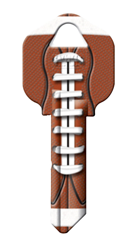 Hy-Ko Products Hy-Ko 16010KW1-25 Kw1-25 Football Blank Key - Pack of 10