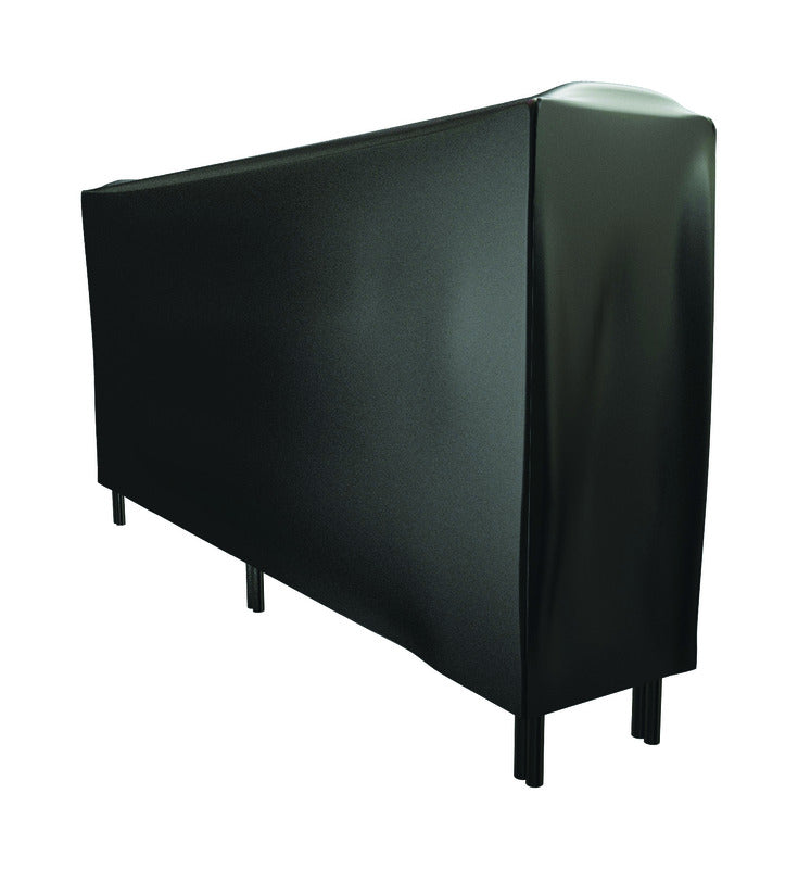 Open Hearth Log Rack Cover 8 Ft. Black