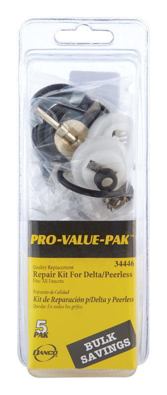 Danco 34446 Repair Kits for Delta and Peerless Single-Handle Faucets, One Size, Steel, Pack of 5