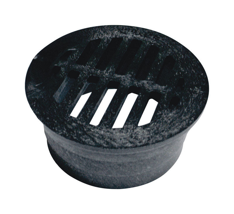 NDS 14 3" Blk Rnd Grate