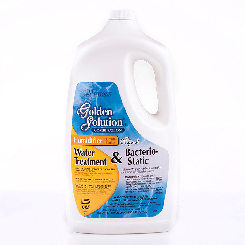 BestAir 246-PDQ-6 Golden Solutions Humidifier Bacteriostatic & Water Treatment Combo, 64 fl oz, 6 Pack , White