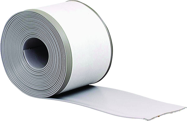 M-D Building Products 93245 4-Inch by 20-Feet Adhesive Back Vinyl WallBase, Silver Gray