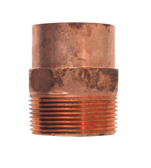 NIBCO 604 11/2 C x M Adapter Wrot Copper W01290D