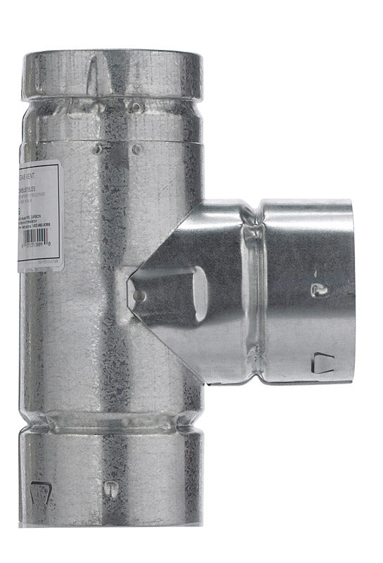 Selkirk Standard Gas Vent Tee 3 " #3rv-Ts Type B Al 500 Deg. F Ul