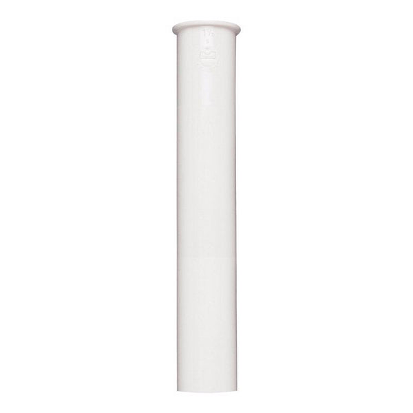 Plumb Pak PP905W Sink Tailpiece, 1-1/2 in Dia X 6 in L, Flanged, PVC, White