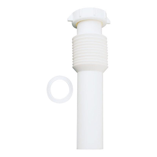 Plumb Pak PP812-1 Flex 'N Fix Flanged Sink Tailpiece, 1-1/2'' Inlet, 1 1/2''/12''