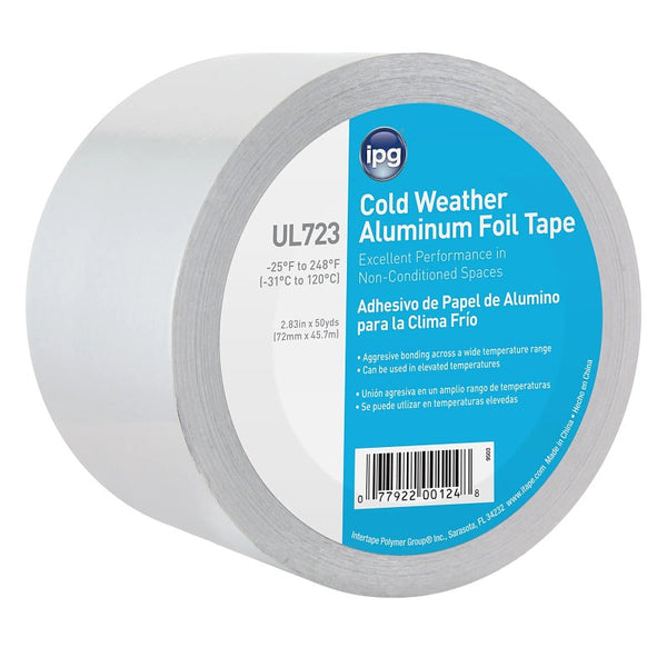 Intertape Polymer Group IPG 3 in. W x 50 yd. L Silver Foil Tape 9503