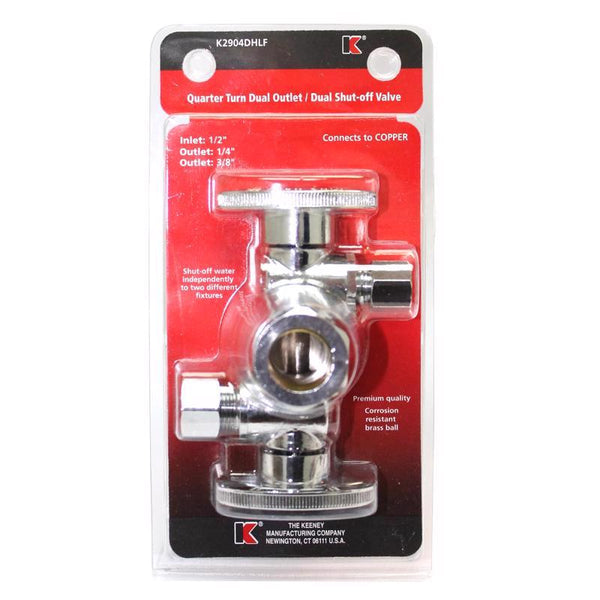 Plumb Pak Duel Valve 5/8x3/8x1/4 K2904DHLF