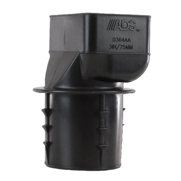 Hancor ADS 3-1/4 in. 2 in. Dia. Downspout Adapter 0364AA