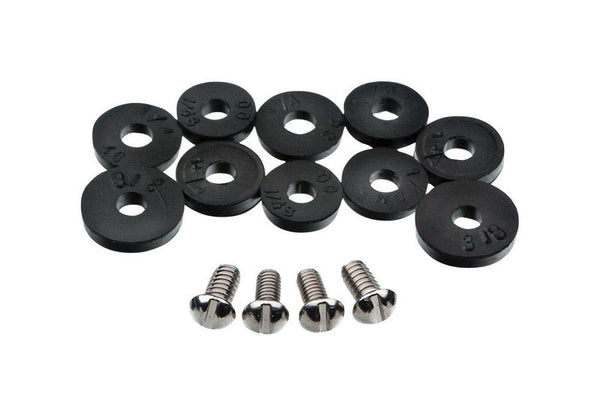 Danco 80790 Flat Washer Assortment, for Use with Quick-Opening Style Faucets, Pack of 1, Black 9D00080790