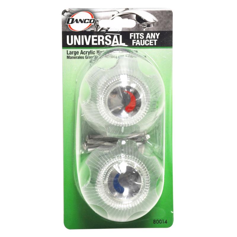 Danco Manufacturers Direct for Universal Clear Bathroom, Tub and Shower Faucet Handles