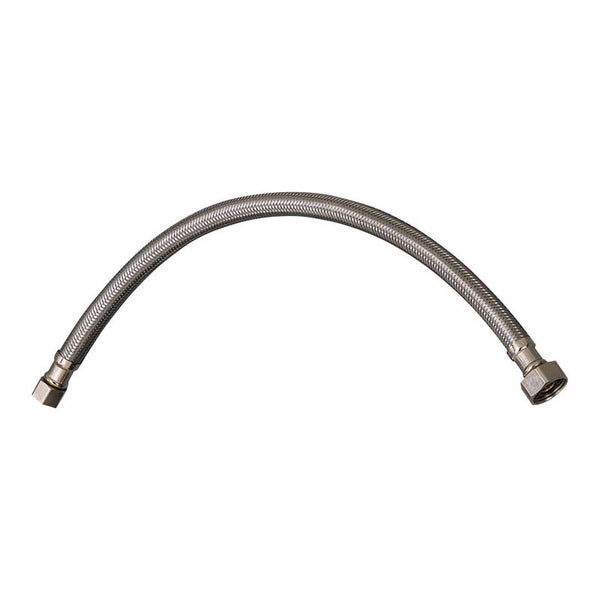 Plumb Pak PP23801LF Ez Faucet Supply Tube, 3/8 X 1/2 in, Compression X Fip, 12 in L, Stainless Steel