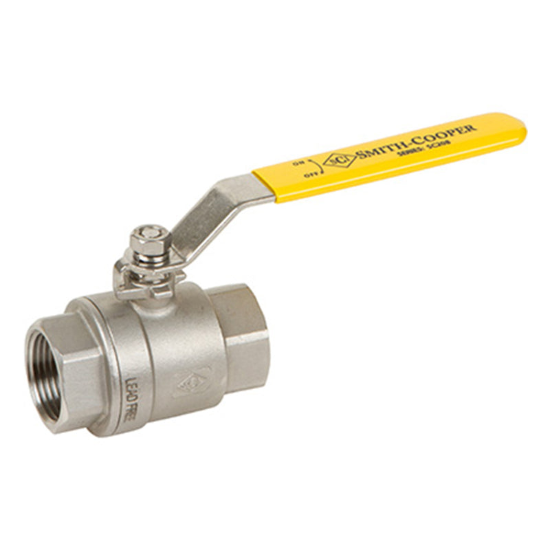 SMITH-COOPER INTERNATIONAL Stainless Steel Threaded Ball Valve