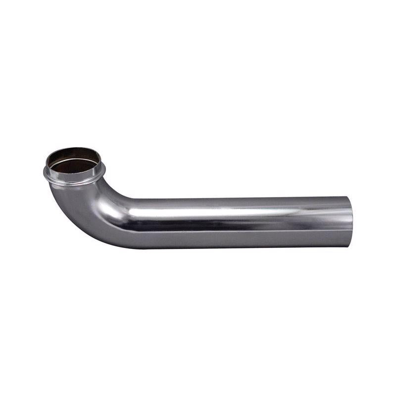Plumb Pak PP3CP Tube With Flange, 1-1/4 In, 7 In L, 22 Ga Wall Thickness, Chrome Plated, No Size