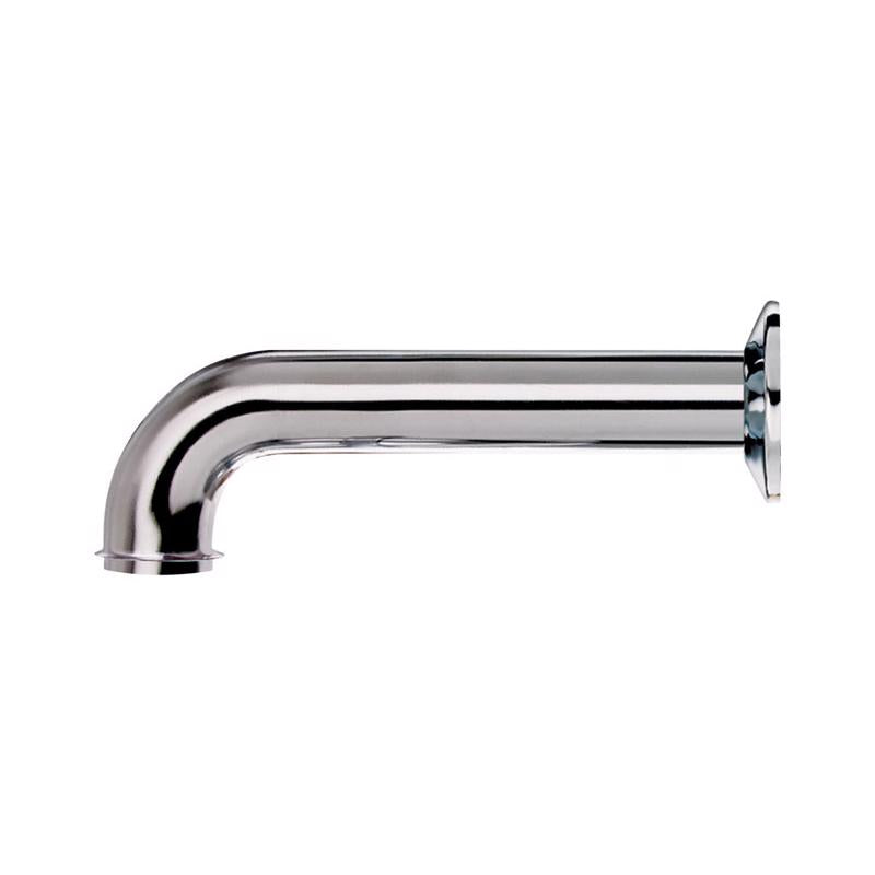 Plumb Pak PP4CP Tube with Flange, 1-1/2 in, 7 in L, 22 Ga Wall Thickness, Chrome Plated, x 7"