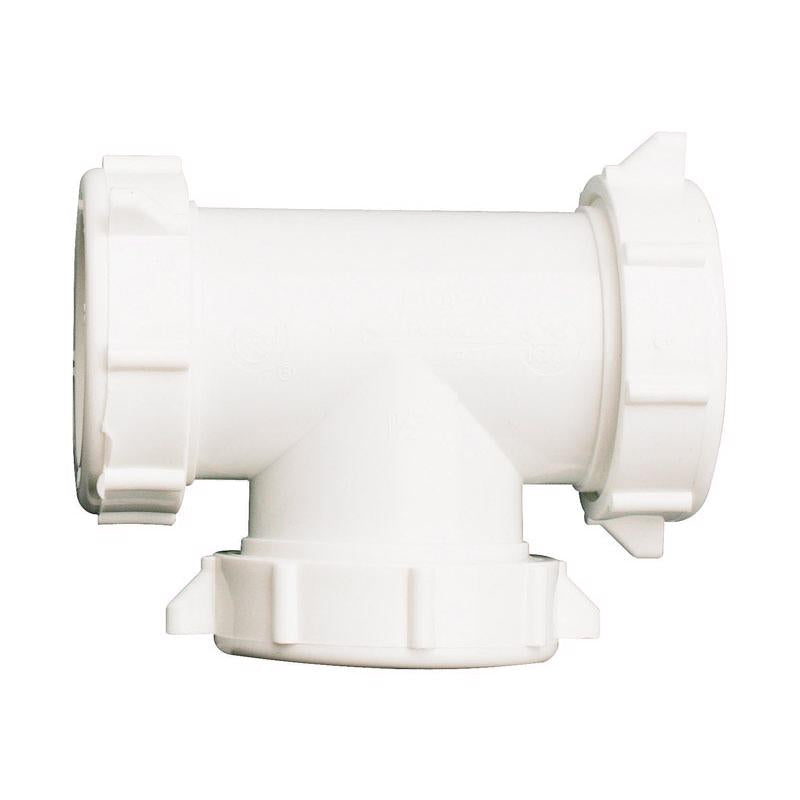 Plumb Pak PP55-6W 3-Way Drain Coupling Tee With Reducing Washer