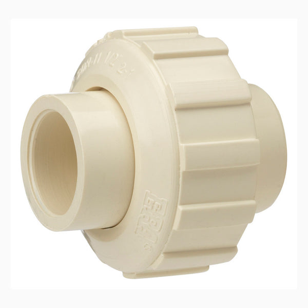 Homewerks Schedule 40 1/2 in. Slip x 1/2 in. Dia. Slip CPVC Union 514-14-12-12B