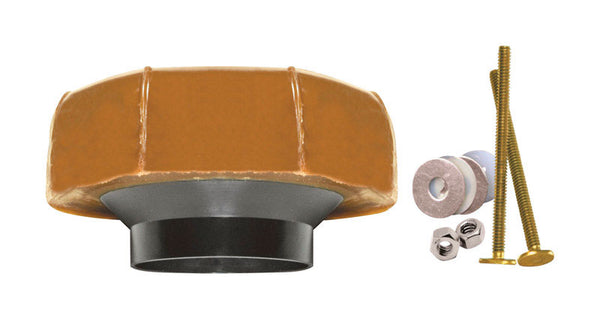 Fluidmaster Wax Ring W/Extra Wax & Bolts 7514