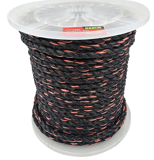 BARON MFG Rope Polyp TWT O/B 1/2INX200FT 54613
