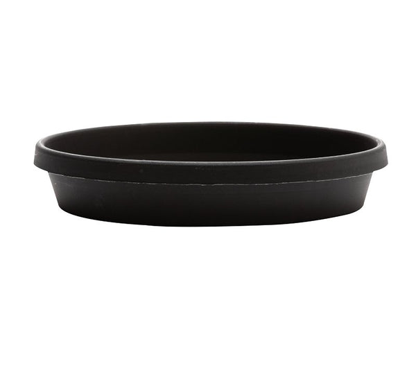 Bloem Terra Plant Saucer Tray for Planters 9-12" Black STT1200