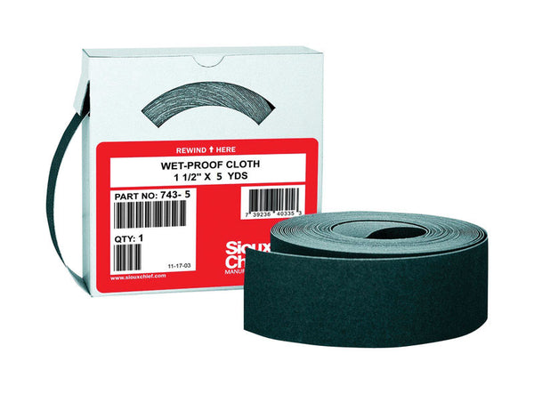 Sioux Chief 180 in. L x 1-1/2 in. W 120 Grit Abrasive Mesh Sandpaper 1 pk - Total Qty: 1; Each Pack Qty: 1 743-05