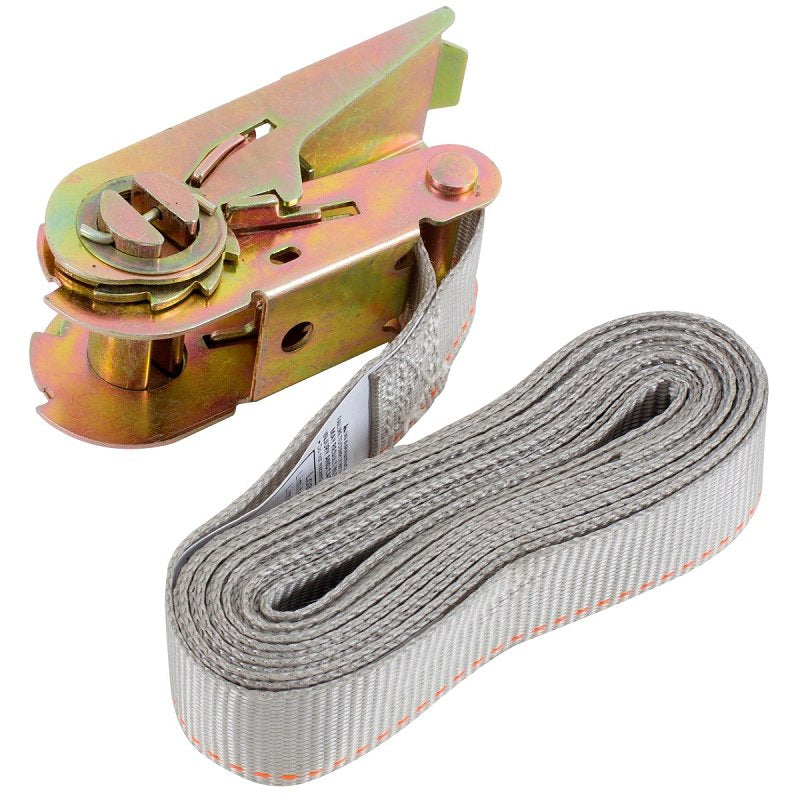 Keeper 1 in. W x 13 ft. L Gray Tie Down Strap 400 lb. 1 pk