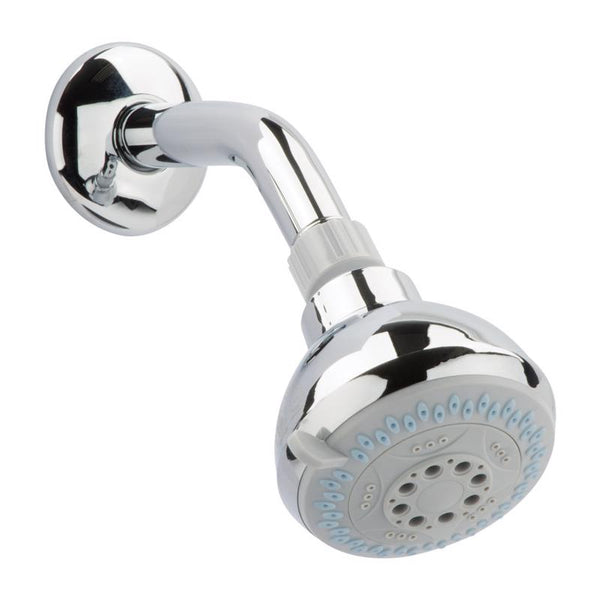 OakBrook Chrome PVC 3 settings Wallmount Showerhead 1.8 gpm 520 A3335CP-WS