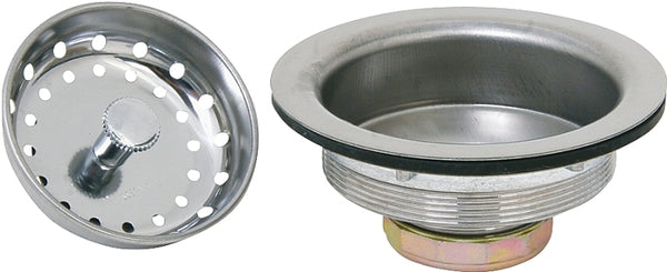 Worldwide Sourcing 8039cp-3l Sink Strainer, Stainless Steel