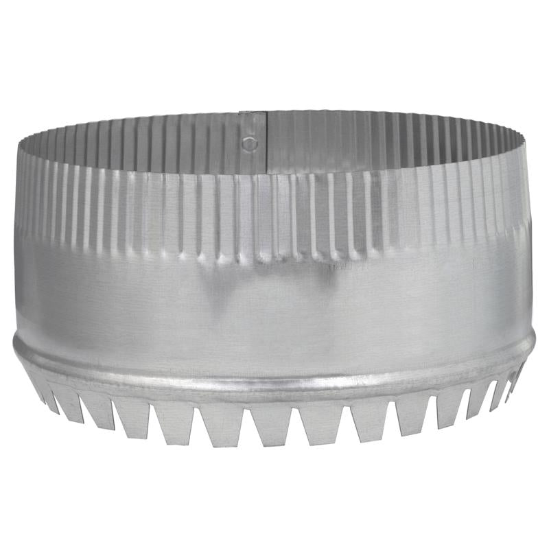 Imperial Manufacturing Round Starting Collar 8 '' Dia. Galvanized 30 Ga