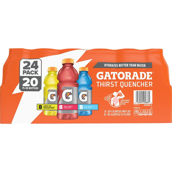 Gatorade Drink Variety Pack Bottles, 480 Fluid Ounce 20781 (24-Pack)