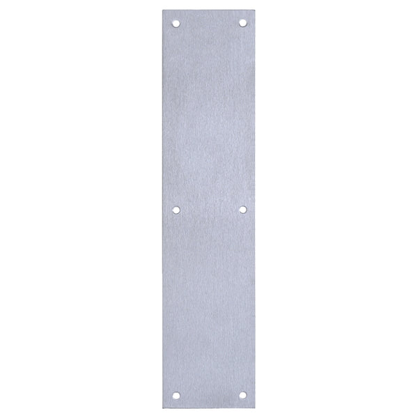 Tell Manufacturing DT100072 Push Plate, Satin Stainless Steel, 3.5" x 15"