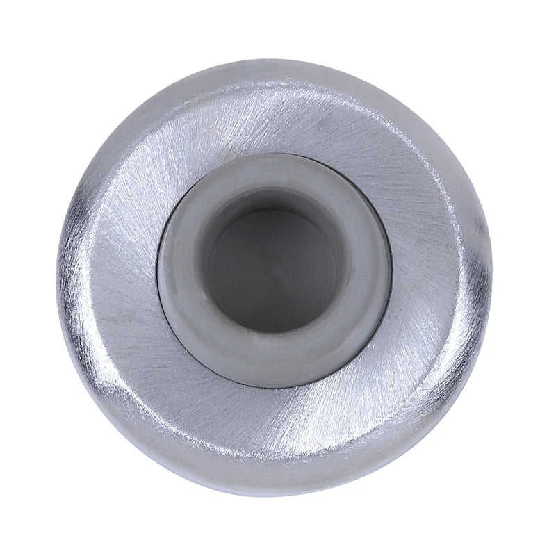 Tell Manufacturing DT100084 Concave Wall Stop, Satin Stainless Steel Wrought, 2-1/2" Diameter