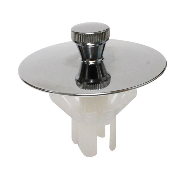 Plumb Pak K826-37 Bath Tub Stopper with Hair Catch, Polished Chrome