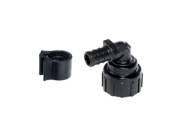 Flair-It PEXLOCK 30818 SWV Elbow, 1/2"x 3/4"FGH, Black