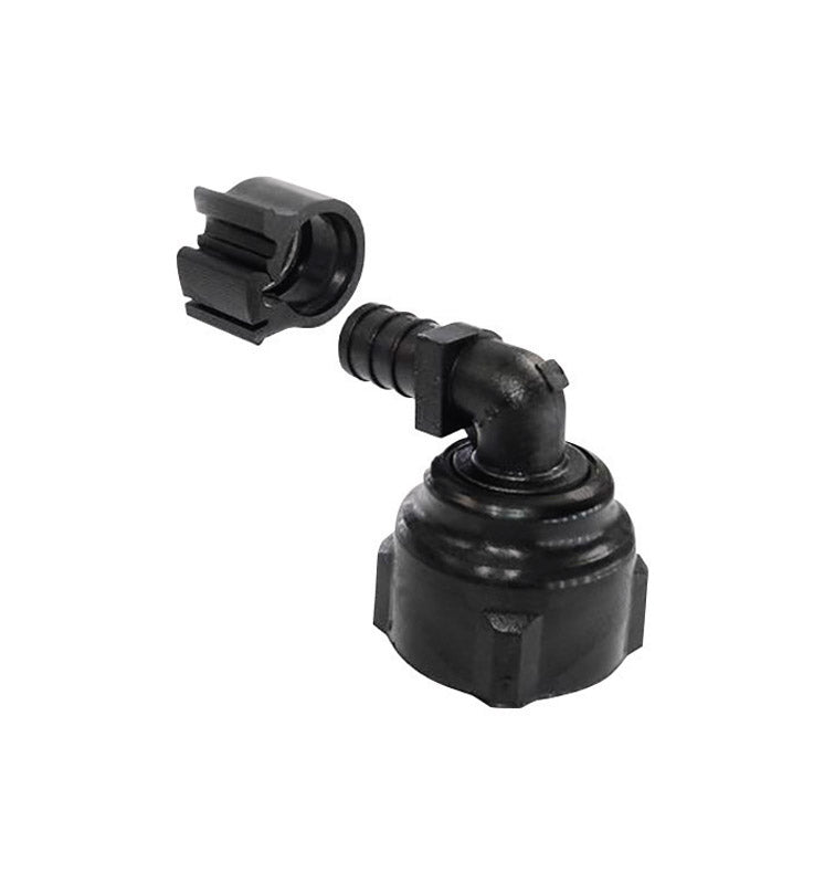 PEXLOCK 30811 SWV Elbow, 1/2" x 3/4" FPT, Black